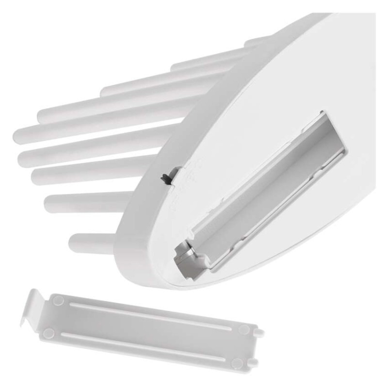 LED svietnik biely, 24,5 cm, 3x AA, vnútorný, teplá biela, časovač 9