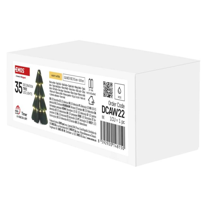 Vianočný papierový stromček, 15 cm, vnútorný 2