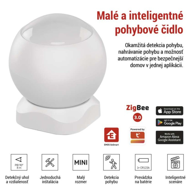 GoSmart PIR senzor (snímač pohybu) IP20, ZigBee 2