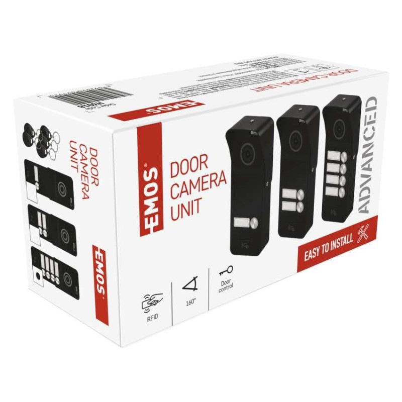 Farebná dverná kamerová jednotka EM-10AHD RF-4 6