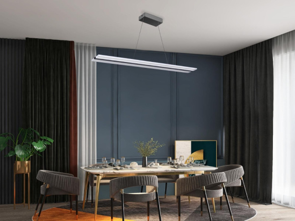 LED visiace svietidlo + diaľkový ovládač 50W - J4304/CH 6