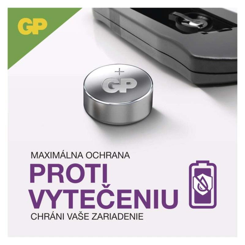 Alkalická gombíková batéria GP LR44 (A76F) 5