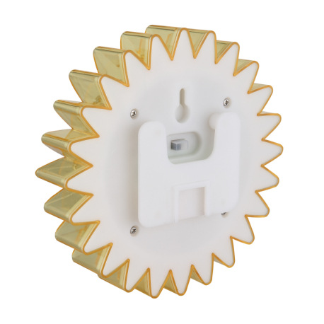 Solárne svietidlo, plast čierny matný, plast žltý, vypínač, batéria AA 800mAh 1,2V, IP44, slnko, so 18