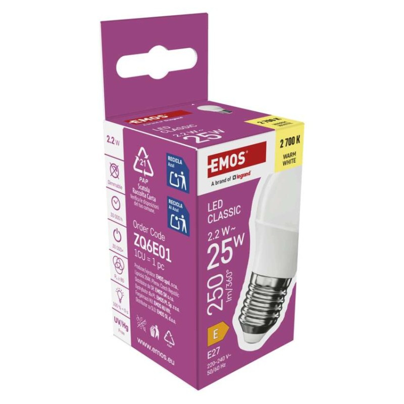 LED žiarovka CLS Mini Globe / E27 / 2,2 W (25 W) / 250 lm / teplá biela 9