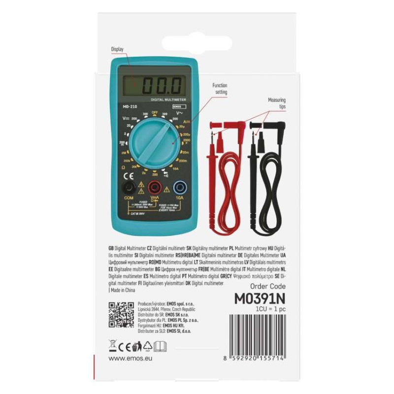 Multimeter MD-210 5