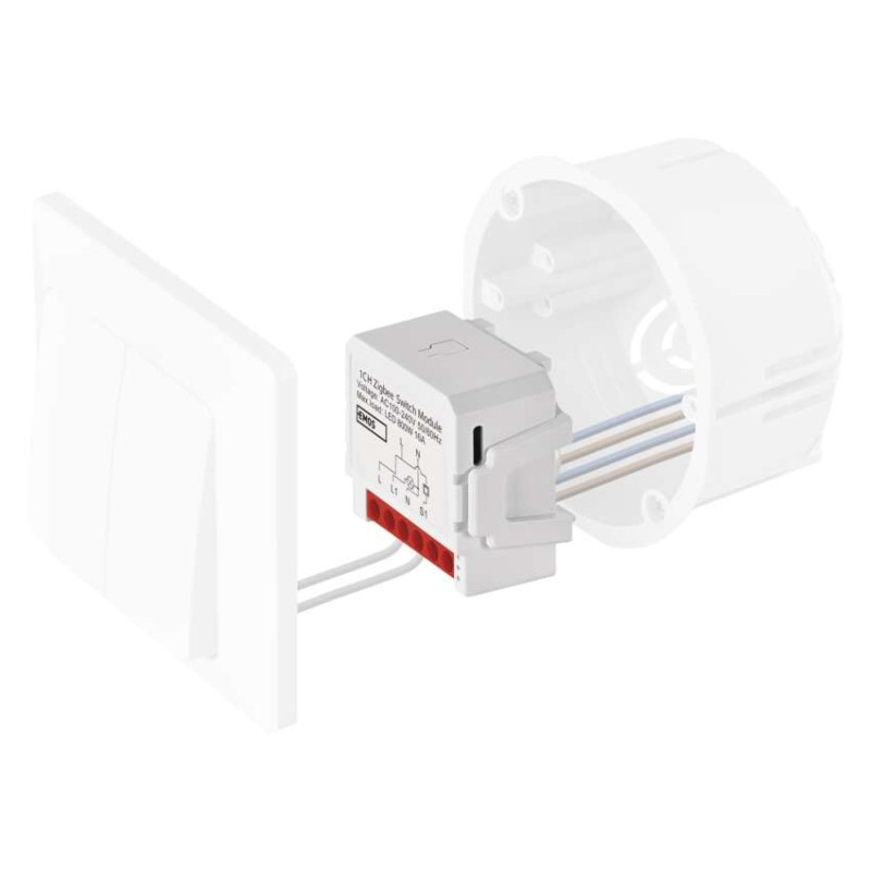 GoSmart spínací modul IP-2201SZ, ZigBee, 1-kanálový 14