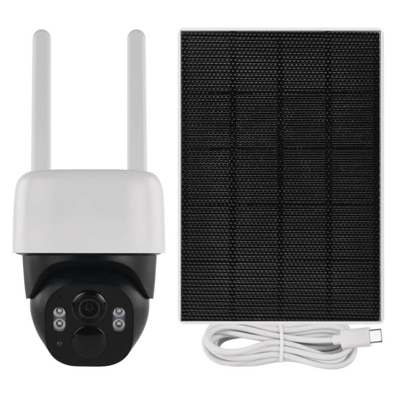 GoSmart Vonkajšia batériová kamera IP-1200 WASP s WiFi a solárnym panelom 4