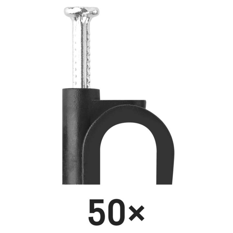 Káblová príchytka 10 mm, čierna, 50 ks 4