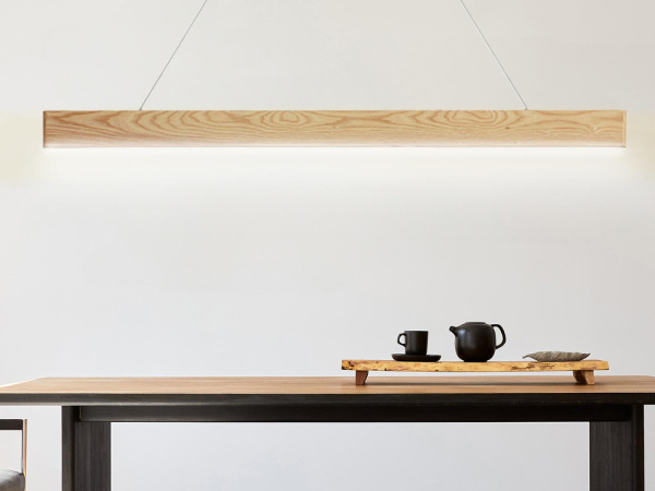 Drevený luster na lanku z masívneho dreva LED 26W / 1500 - WRL0122 2