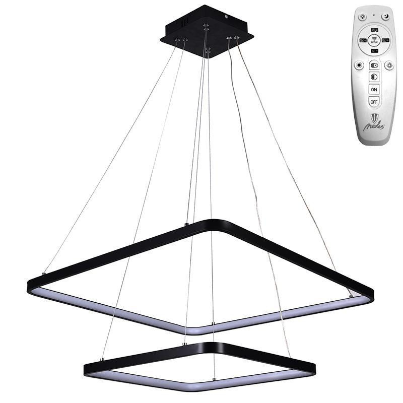 LED závesné svietidlo na lanku + diaľkový ovládač 90W - J4306/B 7