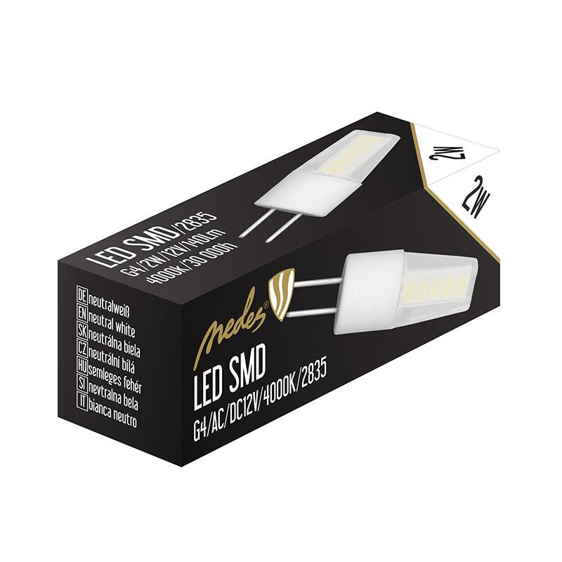 LED žiarovka 2W - G4 / SMD / 4000K - ZLS420 3
