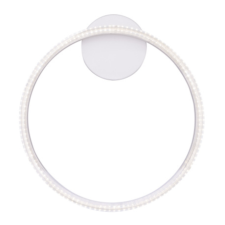 Stropné svietidlo, kov biely, akryl s bublinami, kruh Ø 40 cm, DxŠxV:435x400x105, vrátane 1xLED 24W 13