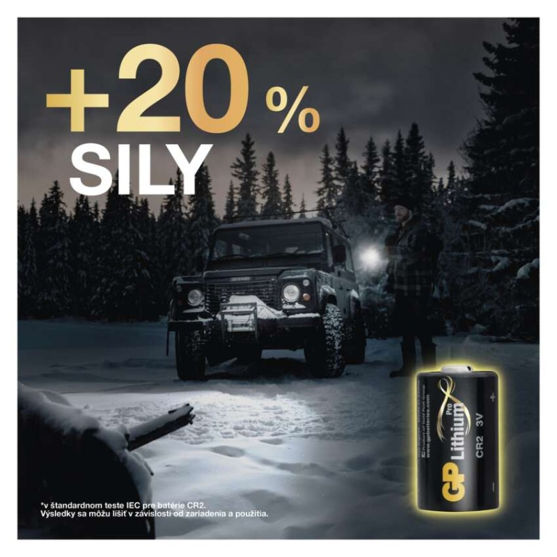 Lítiová batéria GP CR2, 1 ks 1