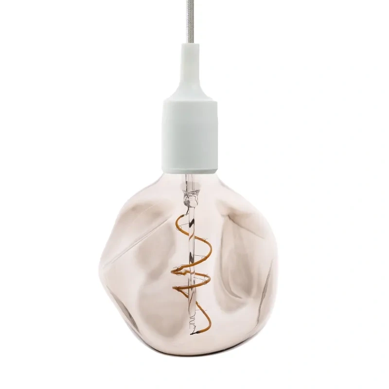 LED dekoratívna žiarovka / filament BUMPED 4W SMOKE - G125 / E27 / 2000K - ZSF118 1