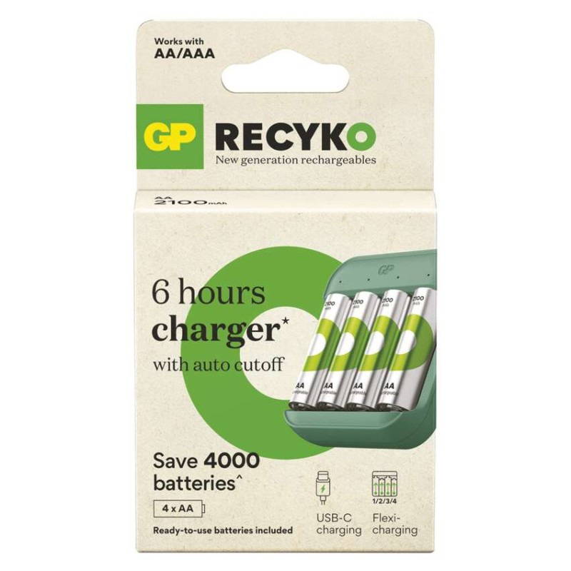 GP nabíjačka batérií ReCyko B423 4× AA GP ReCyko 2100 mAh