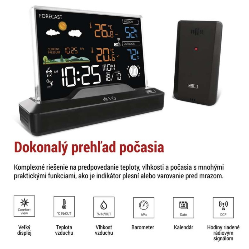 Domáca bezdrôtová meteostanica E8620 3
