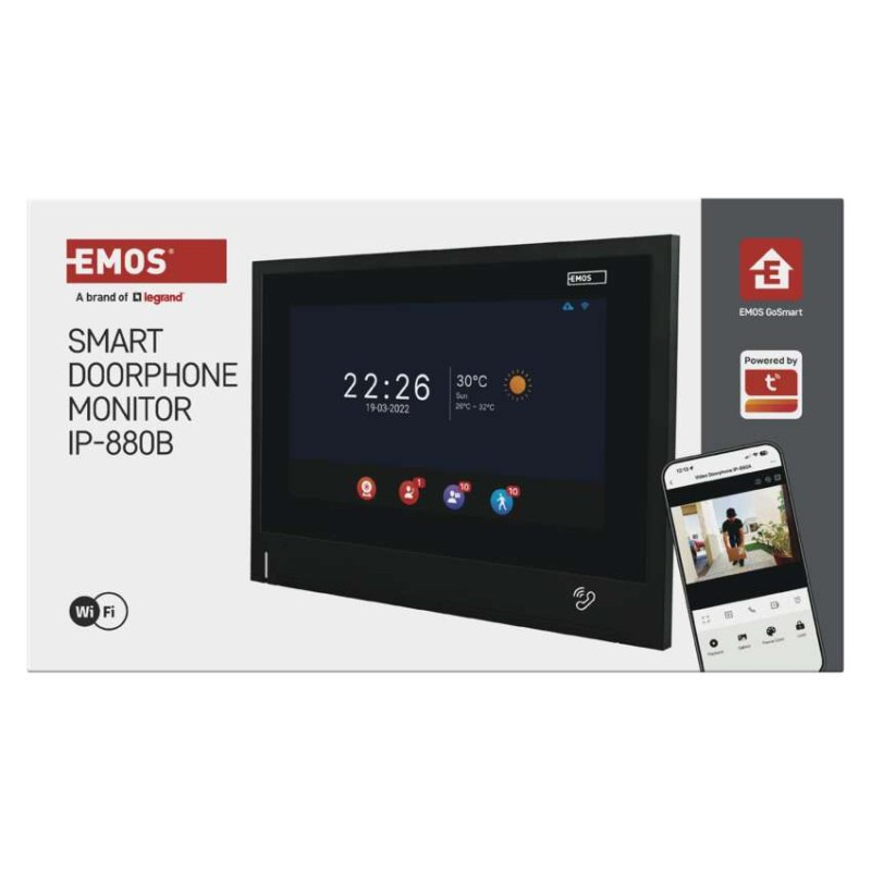 Dodatočný monitor GoSmart IP880B 2WIRE pre domácu video vrátnikovú súpravu IP880A 2WIRE 3