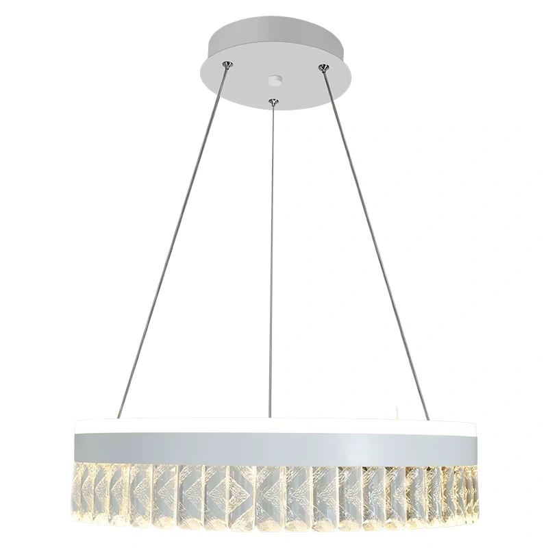 LED luxusné závesné krištáľové svietidlo s diaľkovým ovládačom 90W - TA2300/W 6