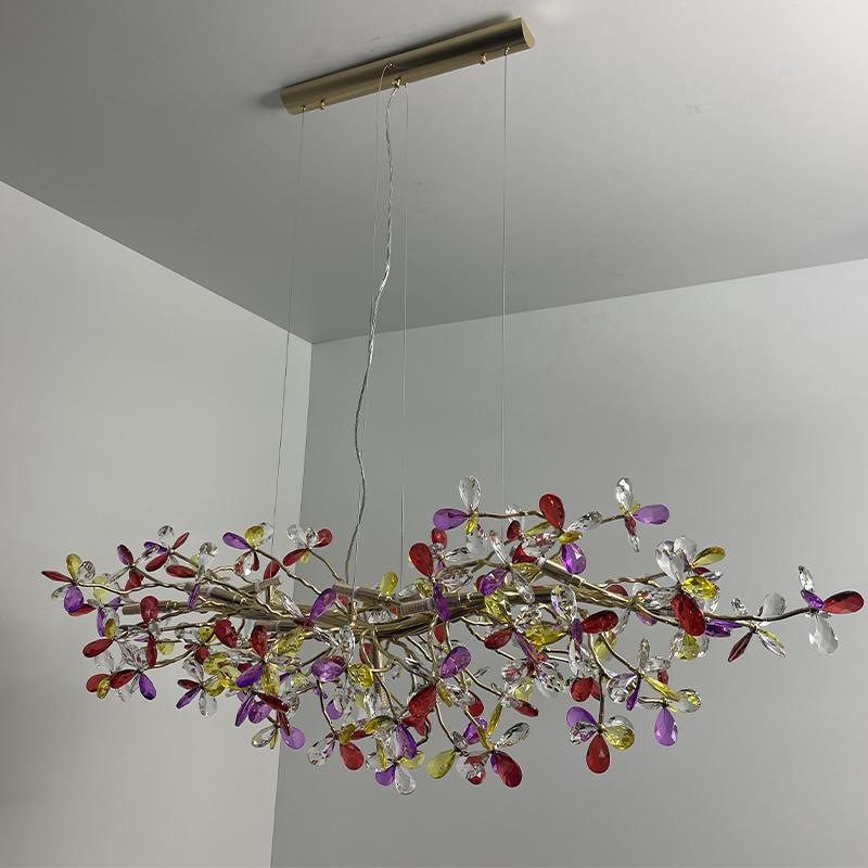 Luxusný závesný krištáľový luster 13 x G9 - CA032/1200L 2