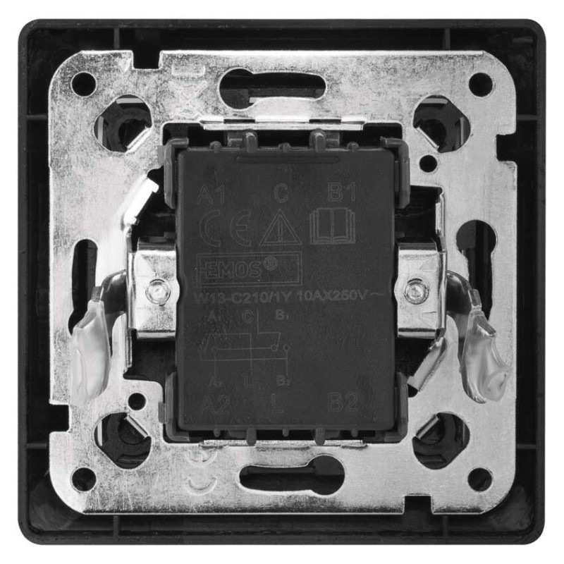 Vypínač krížový č. 7, antracit 2