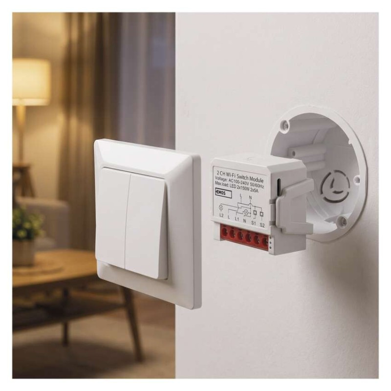 GoSmart spínací modul IP-2202SW, WiFi, 2-kanálový 11
