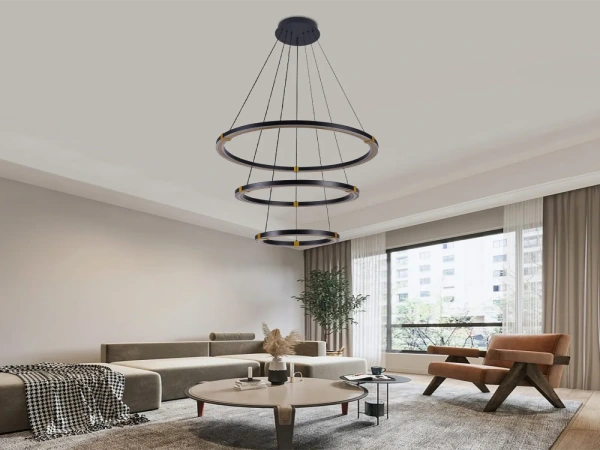 LED visiace svietidlo na lanku + diaľkový ovládač 235W - J4343/B 2