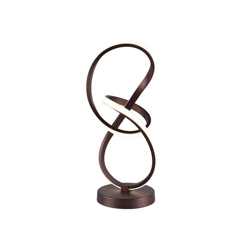 LED dizajnová stolná lampa 28W - JT1302/BR 6