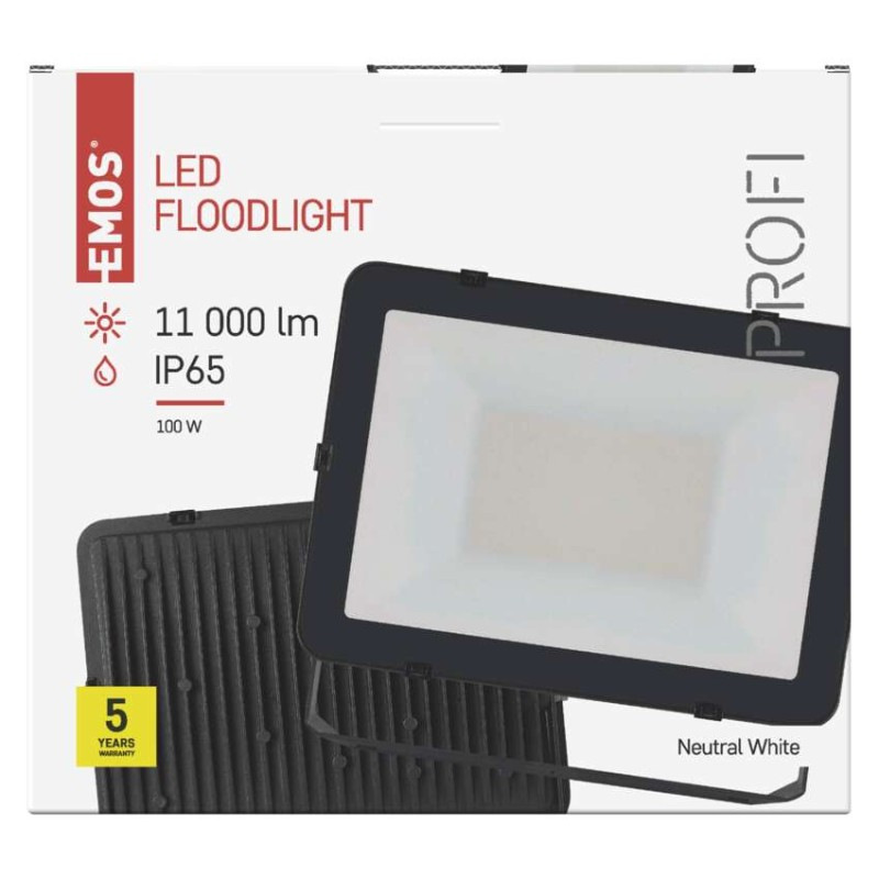 LED reflektor INOVO, 100W neutrálna biela 9