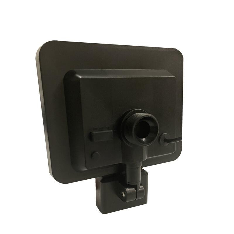 LED čierne vonkajšie solárne svietidlo so senzorom 12W / 3000K - 4100K - 6500K - LS022 16