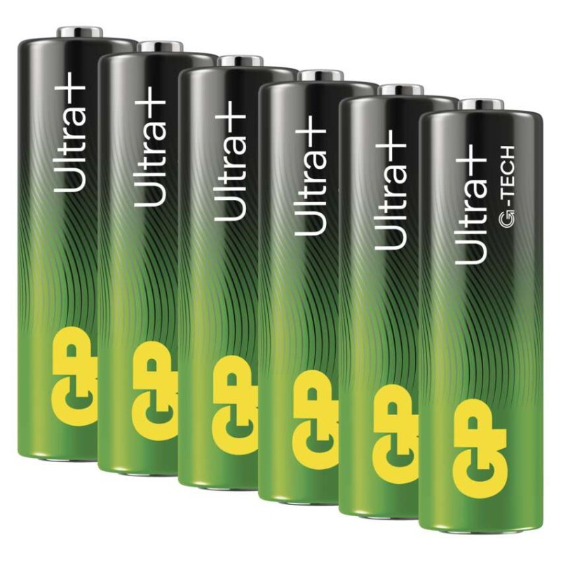 Alkalická batéria GP Ultra Plus LR6 (AA), 6 ks 1