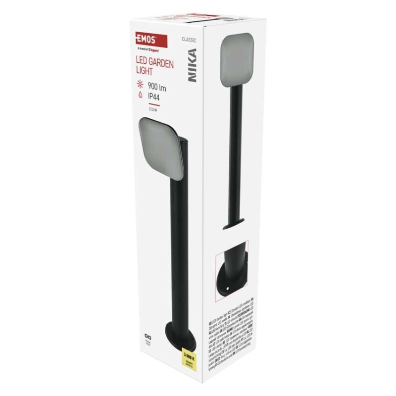 LED záhradné stĺpikové svietidlo NIKA, 16,5 x 12 x 50 cm, 12,5 W, teplá biela 5