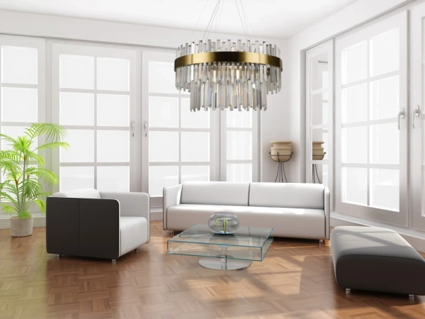 LED krištáľové svietidlo + diaľkový ovládač 80W - J6339/C 7