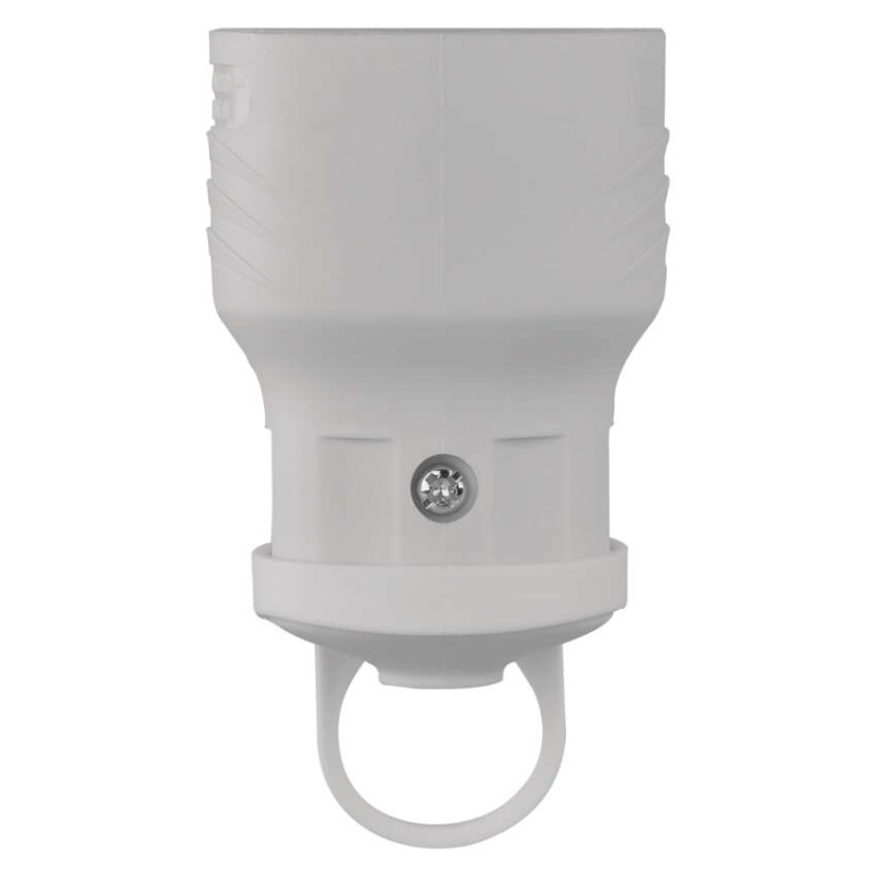 Zásuvka priama, biela 3