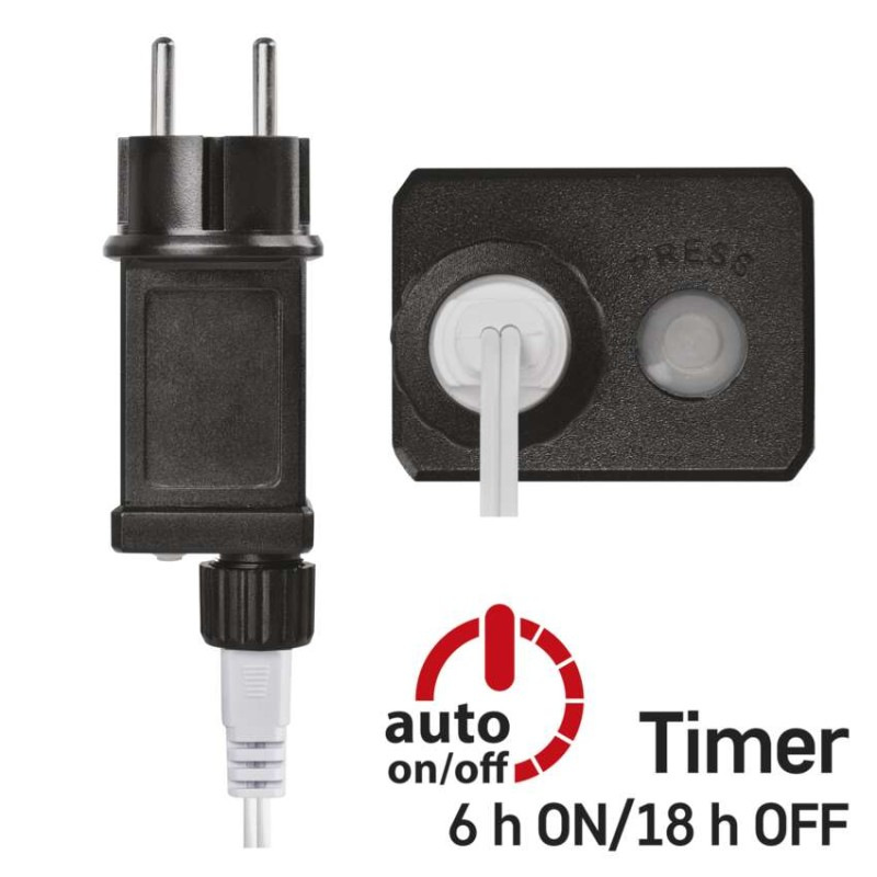 LED svetelná cherry reťaz – guličky 2,5 cm, 4 m, vonkajšia aj vnútorná, ružová, časovač 7