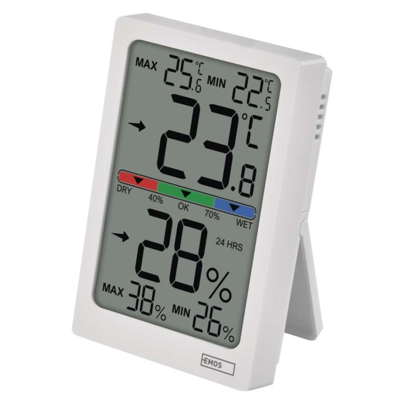 Digitálny teplomer s vlhkomerom E0558
