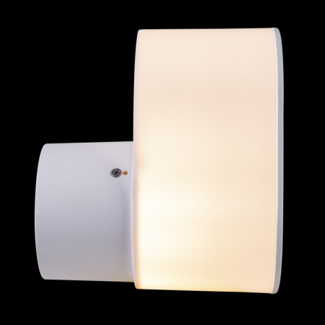 Vonkajšie svietidlo, hliník biely matný, plast opál, IP44, ŠxV:120x200, AL:175, bez žiarovky 1xE27, 4