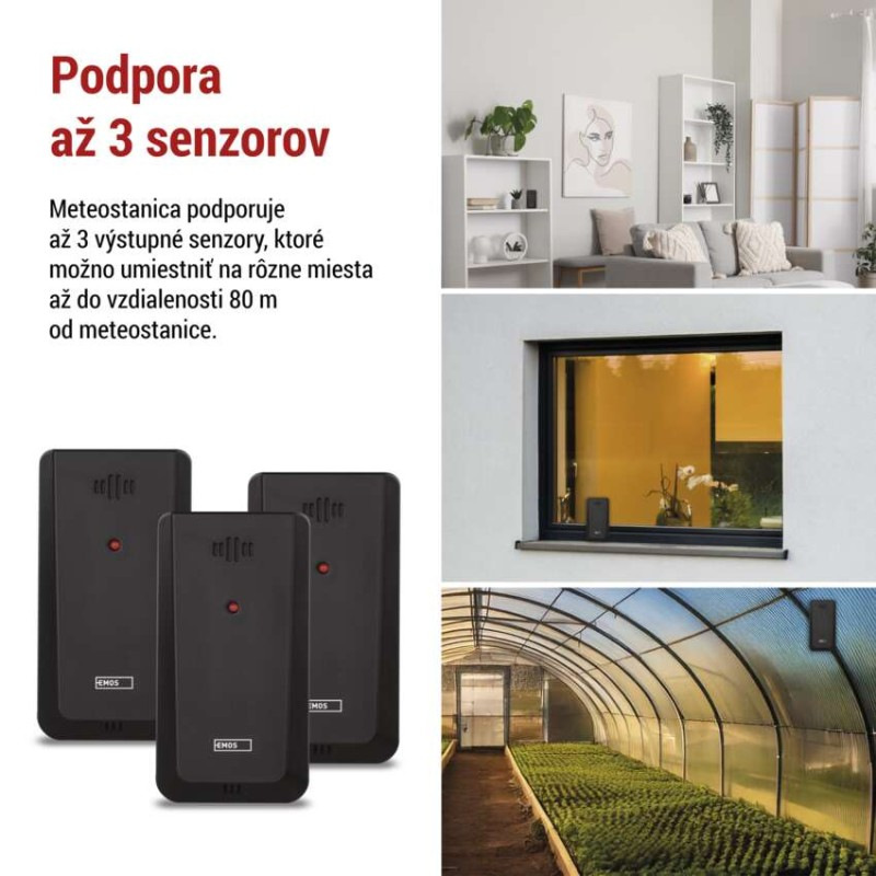 Domáca bezdrôtová meteostanica E8620 4