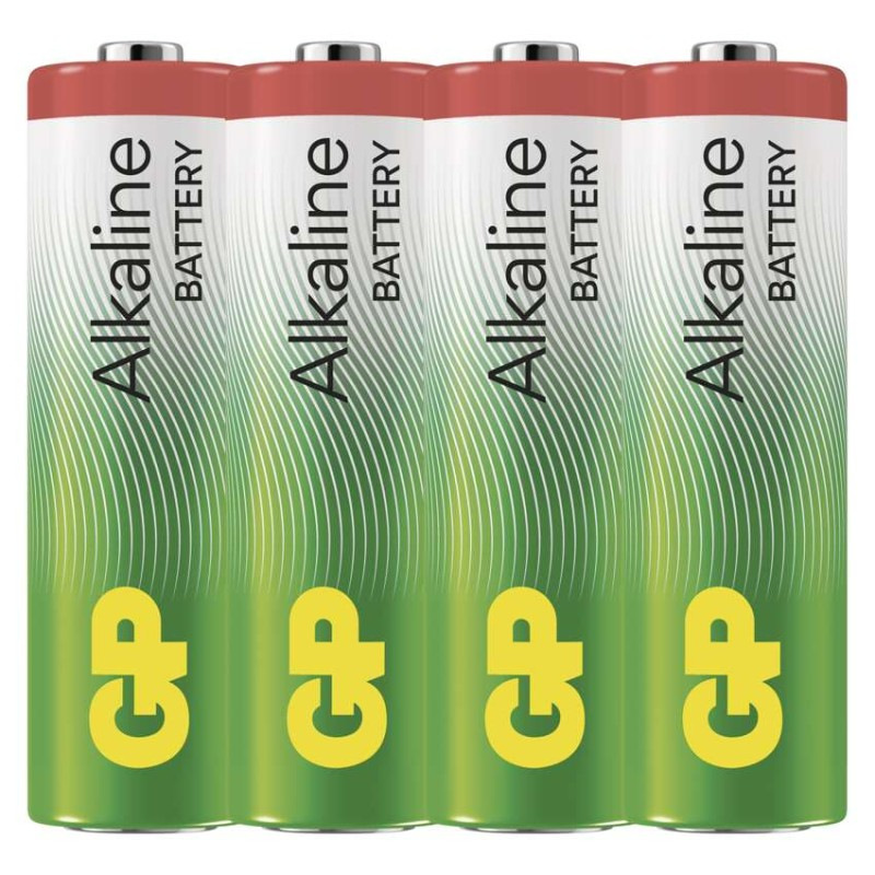 Alkalická batéria GP Alkaline LR6 (AA), 4 ks