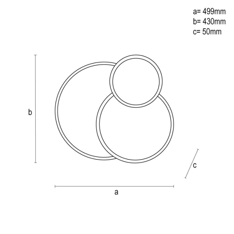 LED stropné svietidlo s diaľkovým ovládačom 60W - TA1320/B 9