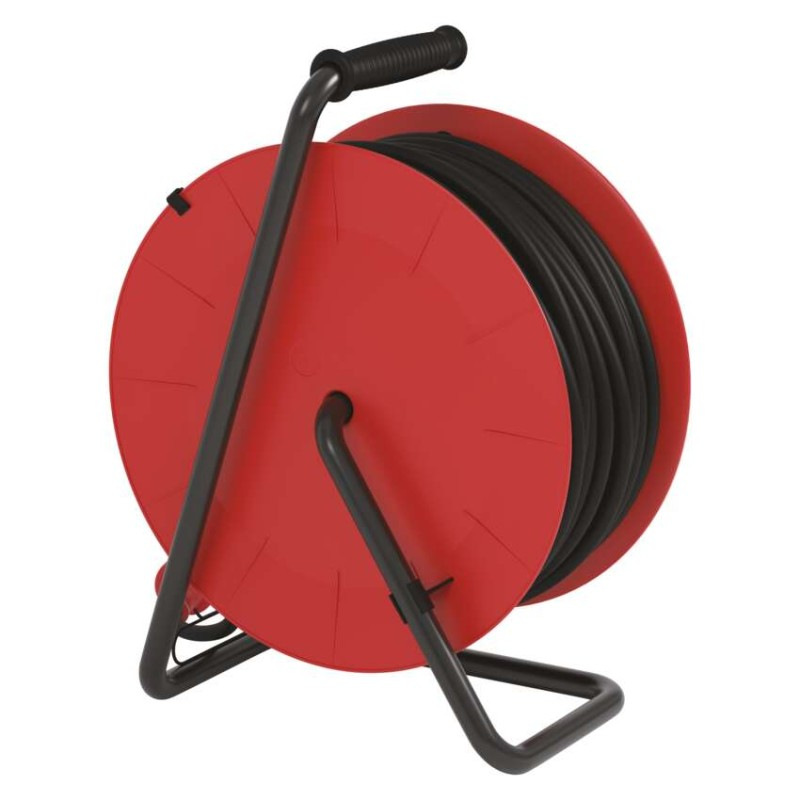 Vonkajší predlžovací kábel na bubne 50 m / 4 zásuvky / čierny / guma / 230 V / 1,5 mm2 12