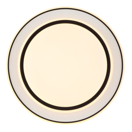 Stropné svietidlo, kov biely, akryl čierny, akryl biely, ø: 390mm, V: 70mm, vrátane LED 24W 230V, zd 3