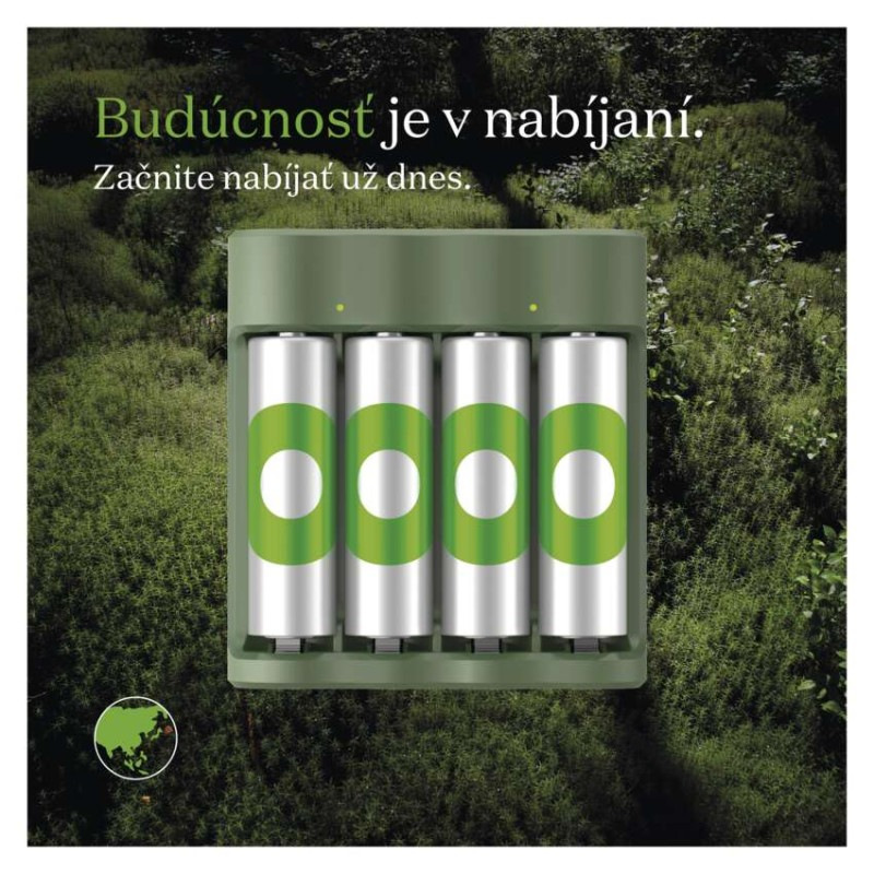 GP nabíjačka batérií Eco E441 + 4AA GP ReCyko 2100 5