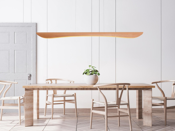 Drevený luster na lanku z masívneho dreva LED 22W / 1200 - WRL0821 6