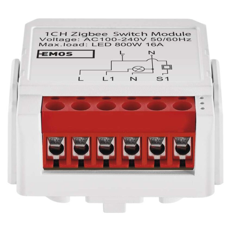 GoSmart spínací modul IP-2201SZ, ZigBee, 1-kanálový 12