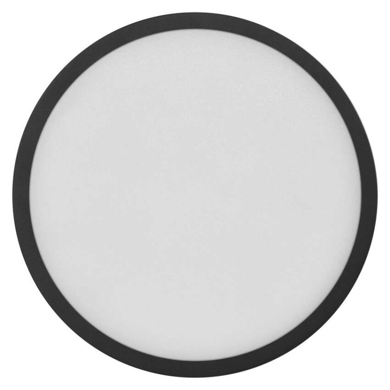 LED prisadené svietidlo, kruhové, čierne, 21W, CCT 6