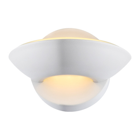 Nástenné svietidlo, biele matné, sklo, svieti hore aj dole, ŠxV: 165x111, H: 115, vrátane 1xLED 3W 1 1