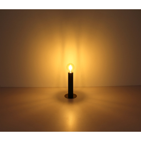 Závesné svietidlo, kov čierny, drevo čierne, kov nikel, textilný čierny kábel, ø: 120mm, V:1600mm, b 5