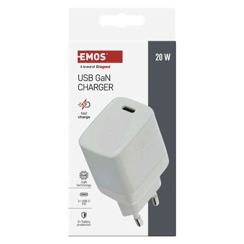 Univerzálny USB adaptér GaN do siete PD 20 W max. 7