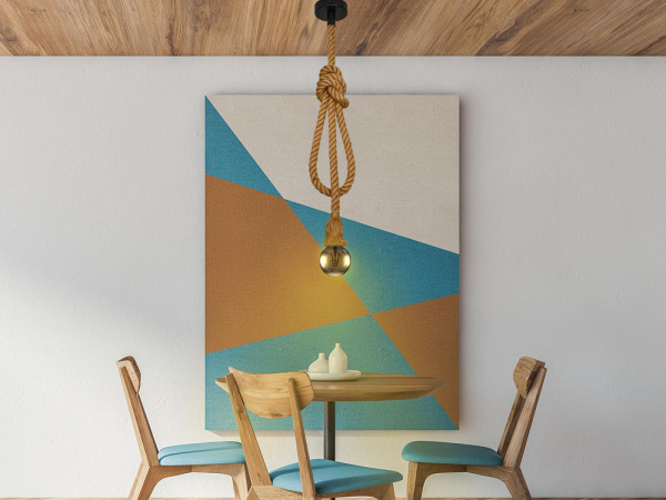 Objímka E27 / 2m / povraz - prírodná - BH671-3 2