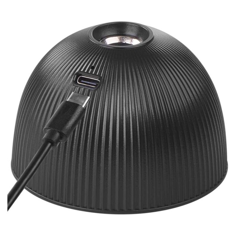 LED stolná lampa SOPHIE, dobíjacia, čierna 14